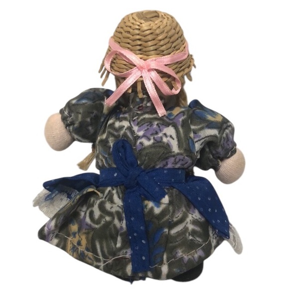 Vintage 3” Girl Porcelain Faced Doll - Picture 2 of 5